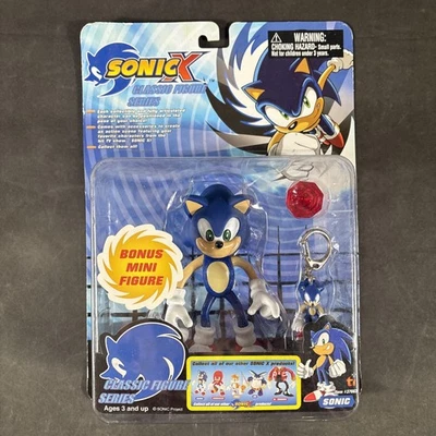 SONIC X FIGURA CLÁSICA SERIE CAOS ESMERALDA BONUS MINI FIGURA TOY ISLAND NUEVO Foto 1 de 4
