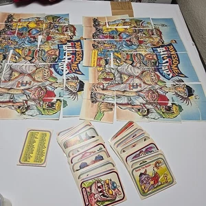 1988 LEAF AWESOME ALL STARS BASEBALL STICKER 99% COMPLETE BASE SET 126 CARD LOT - Bild 1 von 8