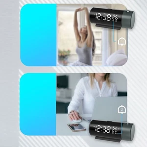 Electronic Projection Clock for Easy Time Reading and Temperature Display - Picture 1 of 12