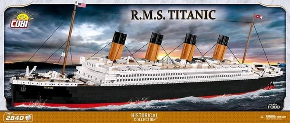 Titanic - R.M.S. Titanic 1:300 Scale Construction Set, 2840 Piece - COBI - Image 1 of 1