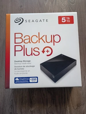 Seagate Backup Plus 5TB,External,5900RPM (STDT5000100) HDD - Image 1 of 4