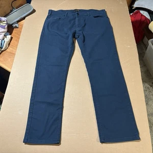 JACHS NEW YORK Mens W 38x 34=L BLUE DENIM Cotton blend JEANS stretch - Picture 1 of 14
