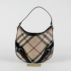 Burberry Nova Check Hobo Shoulder Bag 136594191 - Picture 1 of 12