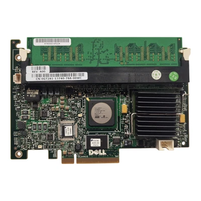 Dell PowerEdge PERC 5/i SAS RAID Controller Adapter Card PCI-E 256Mb GT281 - Image 1 of 2
