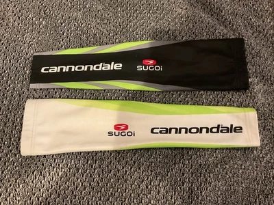Calentadores de brazo de ciclismo personalizados Sugoi Cannondale/Liquigas unisex talla mediana Foto 1 de 4