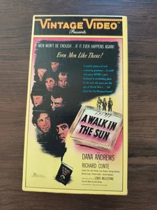 A Walk in the Sun, 1945 ‧ War/Action, 1945 ‧ War/Action, Richard Conte, VHS - Foto 1 di 4