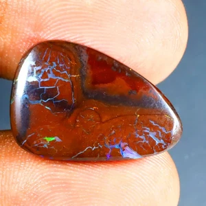 Pietra preziosa opale 9,14 ct fantasia (21 x 14 mm) (non riscaldata) Australia matrice di masso - Foto 1 di 1