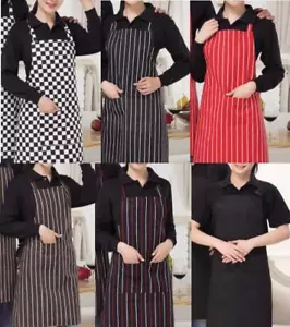 Ladies Chefs Apron with Pockets, BBQ, Baking & Catering Apron New UK - Picture 1 of 14