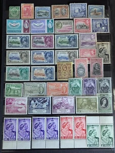 vfmint small collection of commonwealth issues kgv to elizabeth - Picture 1 of 1