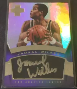 2012-13 Panini Innovation Inchiostro Innovativo #31 Jamaal Wilkes Auto LA Lakers HOF - Foto 1 di 2