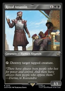 MTG - (Etched Foil) ROYAL ASSASSIN - Assassin's Creed (R) - Foto 1 di 1