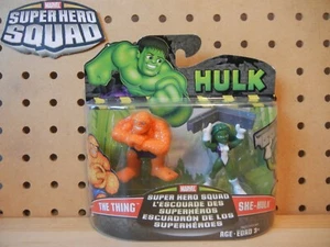 Marvel Super Hero Squad INTERNATIONAL PACKAGING Sealed Wave 2: THING & SHE-HULK - Picture 1 of 4