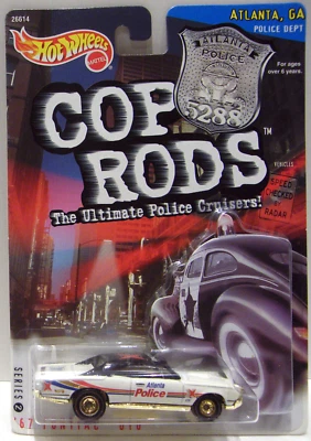 Pontiac GTO 67 Hot Wheels Cop Rods de colección, nuevo en paquete Foto 1 de 4