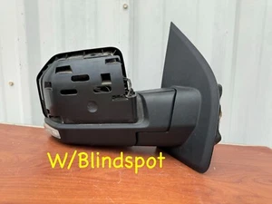 2015-2018 Ford F150 Left Driver Side Signal Door Mirror W/ Blind Spot Heated OEM - Imagen 1 de 9