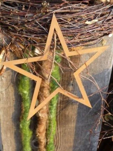 Edelrost 3 Sterne Rost Eisen Weihnachten Christbaumschmuck Deko Aufhänger Stern - Bild 1 von 1