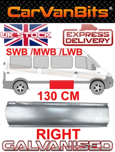 PARA RENAULT MASTER 1998-2010 CARROCERÍA LATERAL REPARACIÓN ALFÉIZAR PANEL ÓXIDO EXTERIOR DERECHO - Imagen 1 de 5