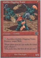 Goblin Digging Team X4 (6th Edition) MTG (NM) *CCGHouse* Magic