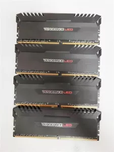 Corsair Vengeance LED 32GB (4x8GB) DDR4 RAM 3000MHz (CMU32GX4M4C3000C15R) - Picture 1 of 2