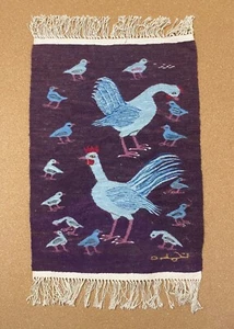 Tapiz Kilim Escuela Wissa Wassef Egipcio Vintage y Raro 60 x 41 cm - Imagen 1 de 7