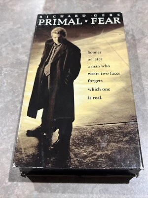 Primal Fear [VHS] Richard Gere, Laura Linney, Edward Norton ***TESTED*** Foto 1 de 4