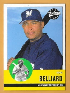 RON BELLIARD MILWAUKEE BREWERS #188 - UPPER DECK VINTAGE NM-MT 2001 - Imagen 1 de 2
