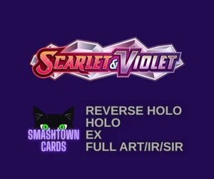 Scarlet & Violet Base Pokemon TCG Card Singles Holo Reverse Rare - Picture 1 of 231
