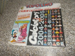 ALBUM CALCIATORI PANINI 2004-2005 BLISTERATO VUOTO+TOPOLINO N.2563 SU CARTONE - Foto 1 di 1