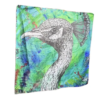 Colorido tapiz de pavo real arte para colgar en la pared 57 pulgadas x 48 pulgadas Foto 1 de 4