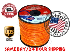 .155 X 285' PROFESSIONAL USA MADE SQUARE DIAMOND WALK BEHIND TRIMMER LINE CORD  - Picture 1 of 2