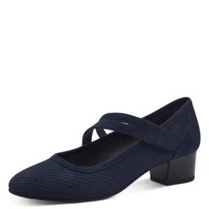 Soft Line by Jana Damen Pumps Slipper Ballerina Ballerinas Schuhe blau 24363 - Bild 1 von 6