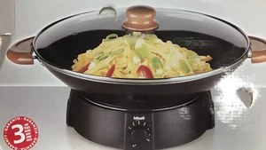 Bifinett KH1100, 2 in 1 set, electric wok & fondue set, boxed - Picture 1 of 6