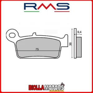 225102630 RMS REAR SUZUKI RM 125 T-K 2004- 125CC BRAKE PADS (ORGANICICH - Picture 1 of 5