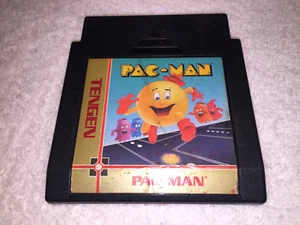 Pac-Man (Nintendo Entertainment System, 1991) NES Tengen BLACK Cartridge Nice! - Picture 1 of 2