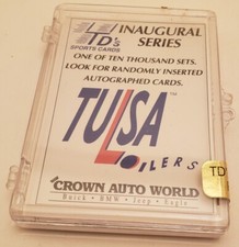1992 Tulsa Oilers Sealed Trading Set - Autograph Cards inserted - Garry Unger?