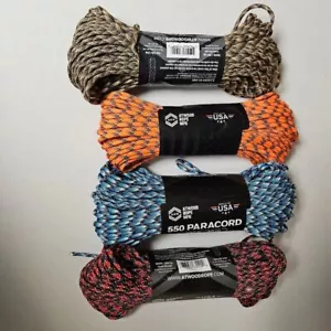 Atwood Rope 550 Paracord Set - Camo, Orange, Blau, Rot - Bild 1 von 4
