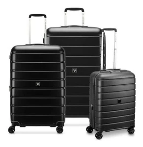 RONCATO Relife 4 W Trolley Exp (G+M+C) L Trolley Nero Nero Nuovo - Foto 1 di 1
