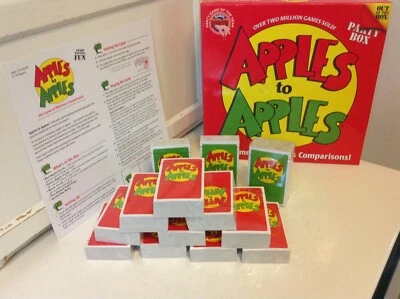 Apples To Apples Party Box Complete1008 REPLACEMENT CARDS & instructions SEALED - Image 1 of 2