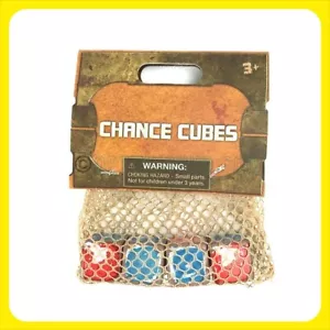 Star Wars Galaxy's Edge Exclusivo Chance Cubes Sabaac Dados Rojo Azul 4 DADOS ¡NUEVO! - Imagen 1 de 5