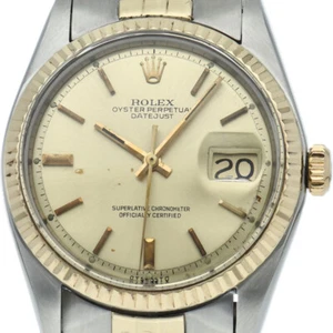 ROLEX Datejust Herrenuhr Antik 1601(3) K18YG / Edelstahl Herrenuhr C... - Bild 1 von 6