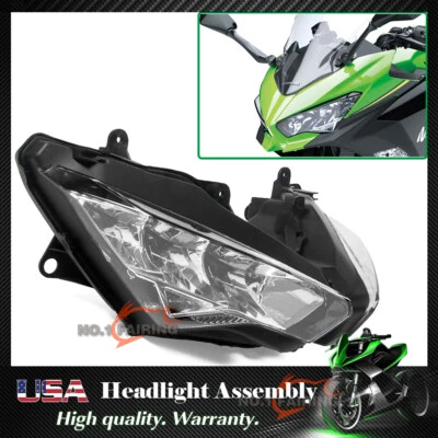 Conjunto de faros delanteros de motocicleta para KAWASAKI NINJA ZX-6R ZX636 ABS 2019-2023 Foto 1 de 4