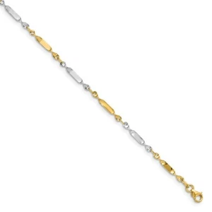 14k 14kt Two-tone P - Picture 1 of 3