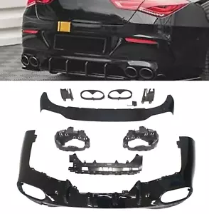 Difusor trasero Mercedes Clase CLA W118 C118 CLA45S AMG 2019+ - Imagen 1 de 4