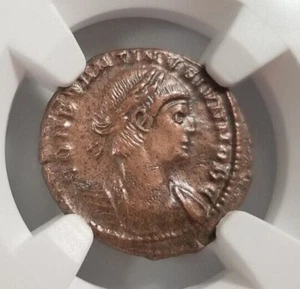 Constantine II Roman Empire BI Nummus AE3/4 NGC XF Ancient Epfig Hoard Pedigree - Picture 1 of 12