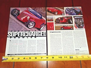 SUPERCHARGED PLYMOUTH PROWLER ORIGINAL 2000 ARTIKEL - Bild 1 von 12