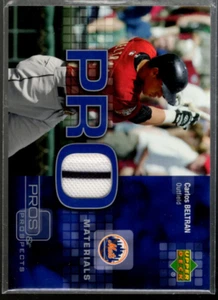 A5932- 2005 Upper Deck Pros and Prospects Pro Material # CB Carlos Beltran - Bild 1 von 2
