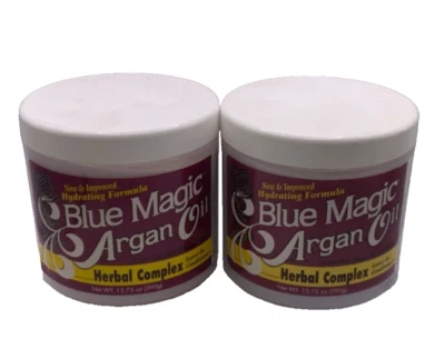 (2 PACK) Blue Magic Argan Oil Herbal Complex 13.75 oz - Image 1 of 2
