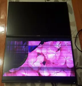 Dell UltraSharp U2415 24" Setof2 DAMAGE Widescreen IPS LCD Monitor NO stand ASIS - Picture 1 of 12