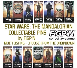 FiGPiN - STAR WARS: THE MANDALORIAN Licensed Pins - Dropdown Multi Listing - Foto 1 di 15
