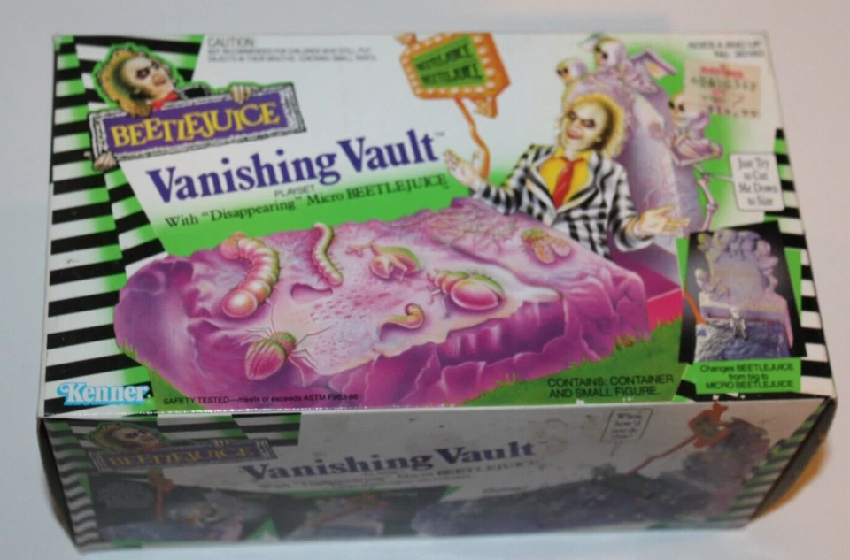 Vintage 1990 Beetlejuice Vanishing Vault Kenner MPN 30140