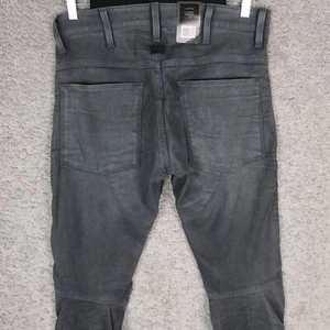 G-STAR RAW MEN'S JEANS 5620 3D SUPER SLIM W32 L36 GRAY WAX BIKER DENIM BNWT! - Picture 1 of 8